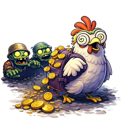Chicken vs Zombies logo