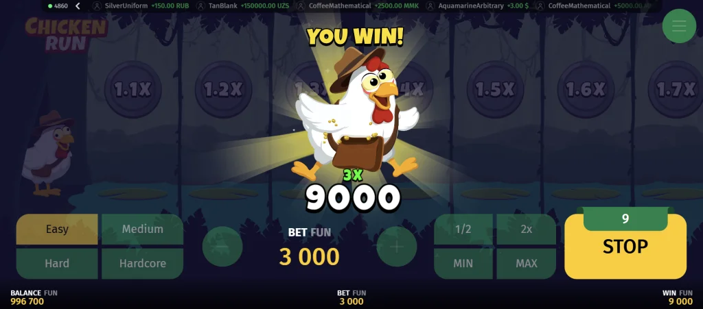 Chicken Run di PoggiPlay