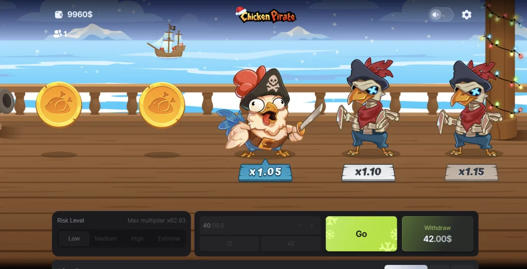 Chicken Pirate gioco