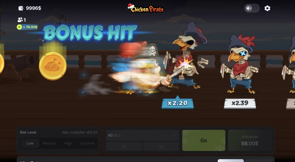 Chicken Pirate di 100HP