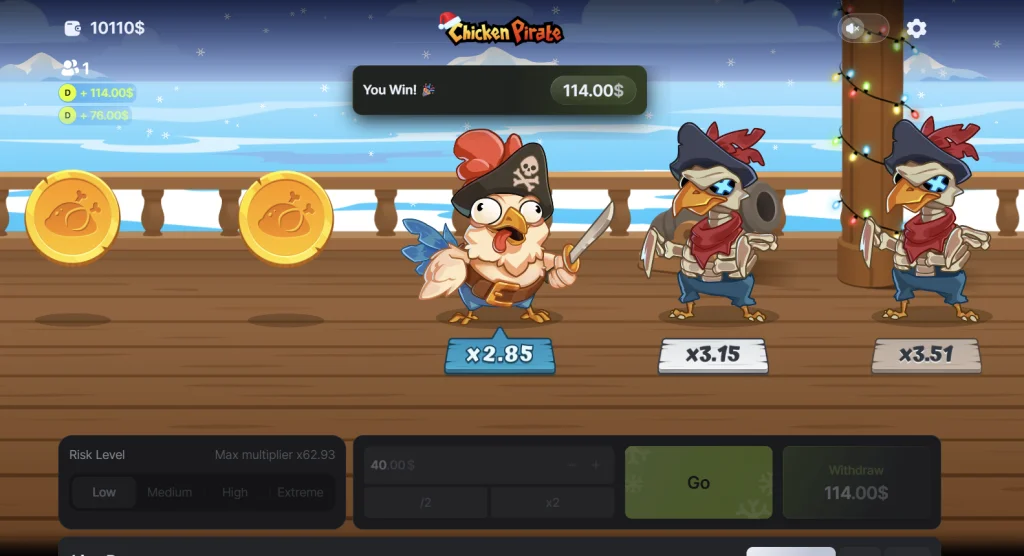 Chicken Pirate demo gratis