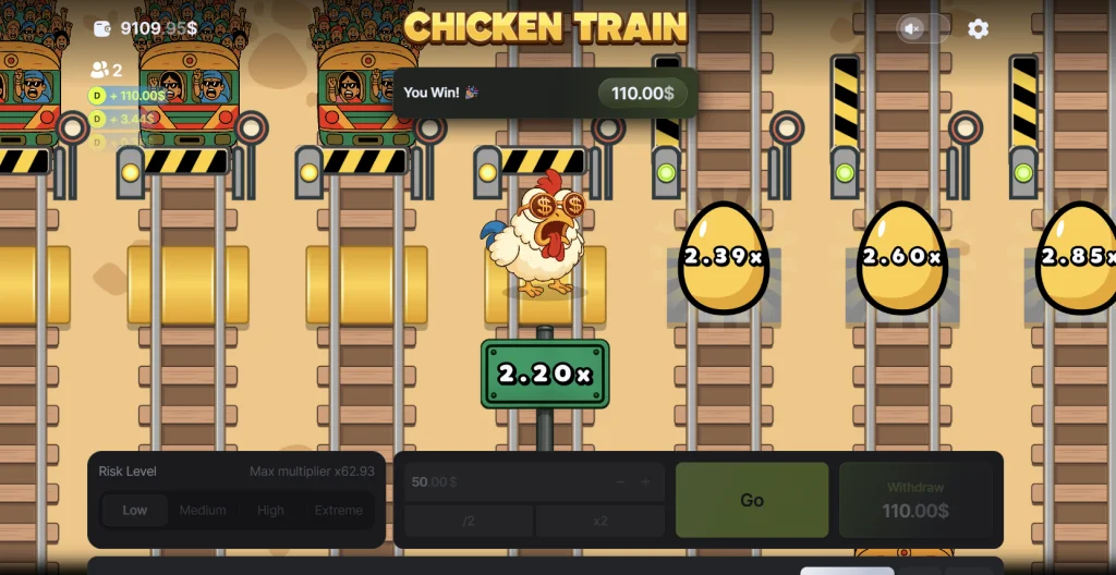 Chicken Train demo gratis