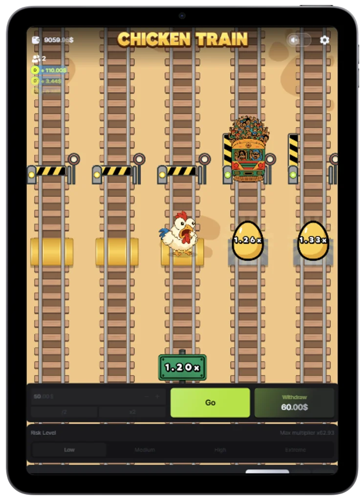 Chicken Train app