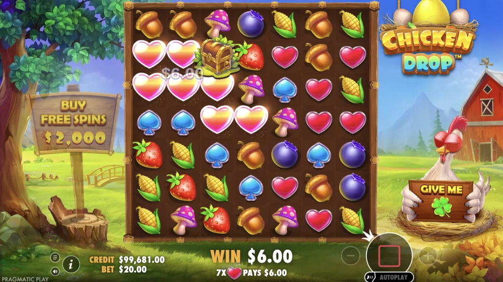 Chicken Drop demo gratis