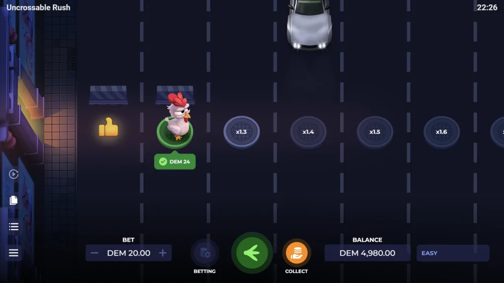 Uncrossable Rush