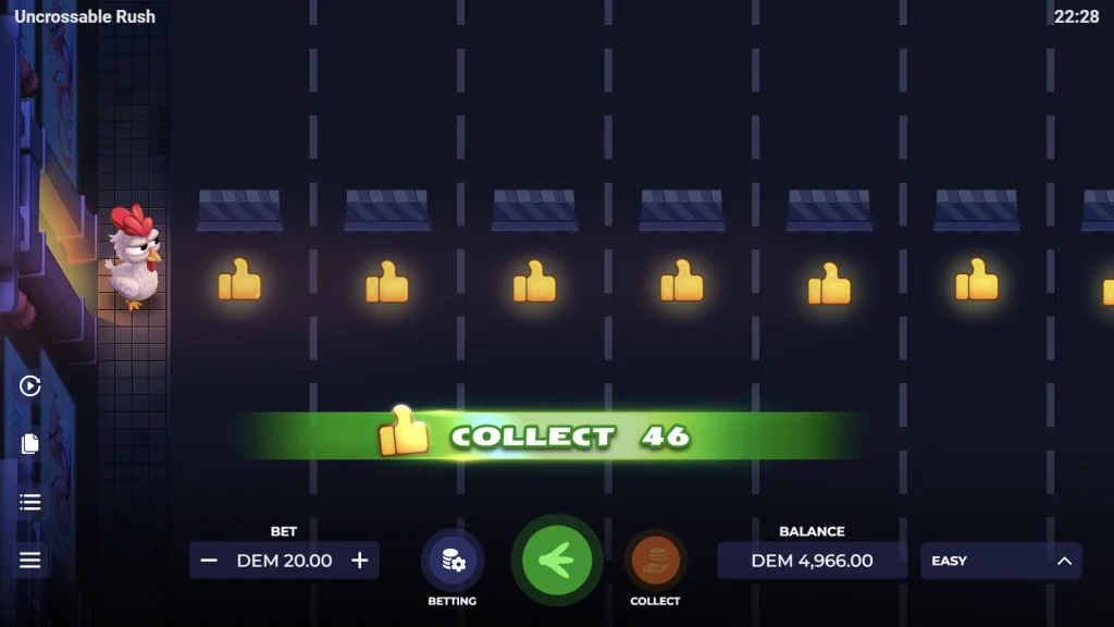 Uncrossable Rush gioco